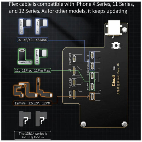 Replacement test tool for Face ID, QianLi grade, London Repair Outlet