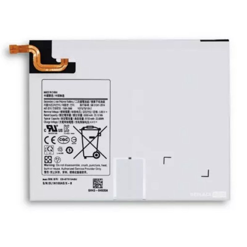 Replacement battery for Samsung Galaxy Tab A 10.1 T510 / T515, OEM grade, London Repair Outlet