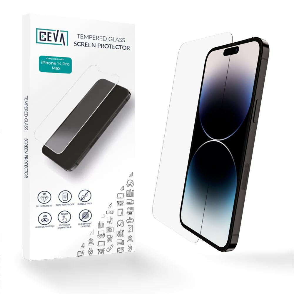 Replacement screen protector for Essential Apple iPhone 14 Pro Max, CEVA grade, London Repair Outlet