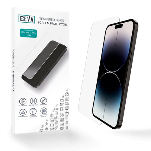 Replacement screen protector for Essential Apple iPhone 14 Pro Max, CEVA grade, London Repair Outlet