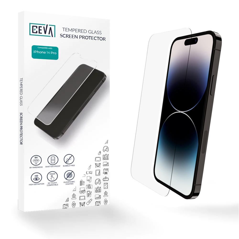 Replacement screen protector for Essential Apple iPhone 14 Pro, CEVA grade, London Repair Outlet