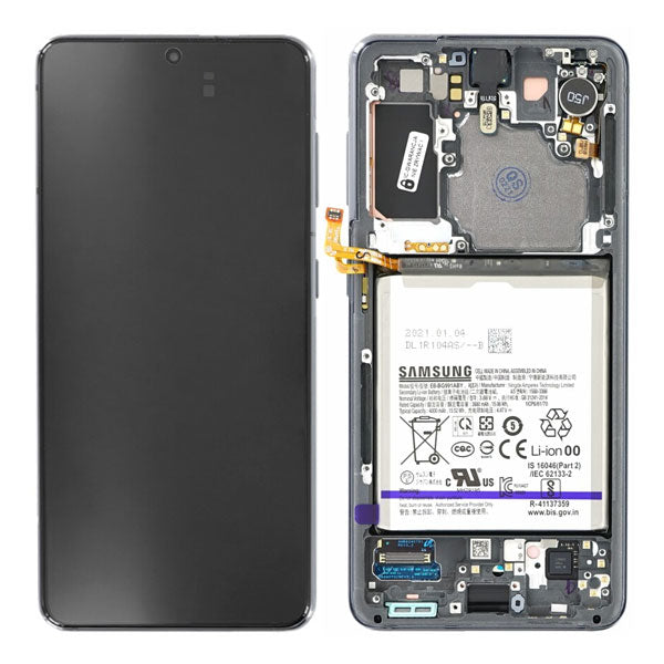 Replacement screen for Samsung Galaxy S21, Standard with Battery grade, London Repair Outlet