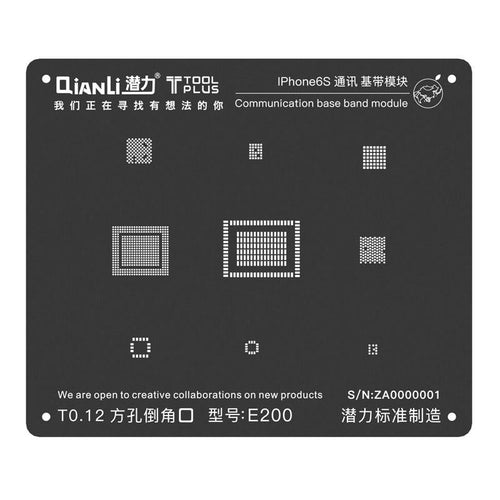 Replacement soldering tool for 3D BGA Stencil Template -Communication Base Band, QianLi grade, London Repair Outlet