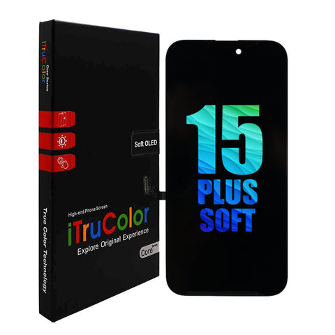 Replacement screen for iTruColor iPhone 15 Plus, iTruColor grade, London Repair Outlet